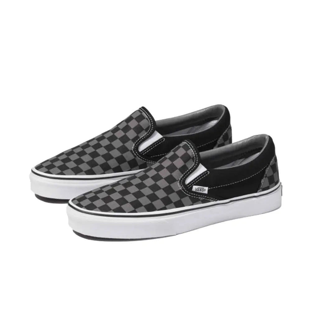 Classic Slip-On Checkerboard 'Black Pewter Grey'