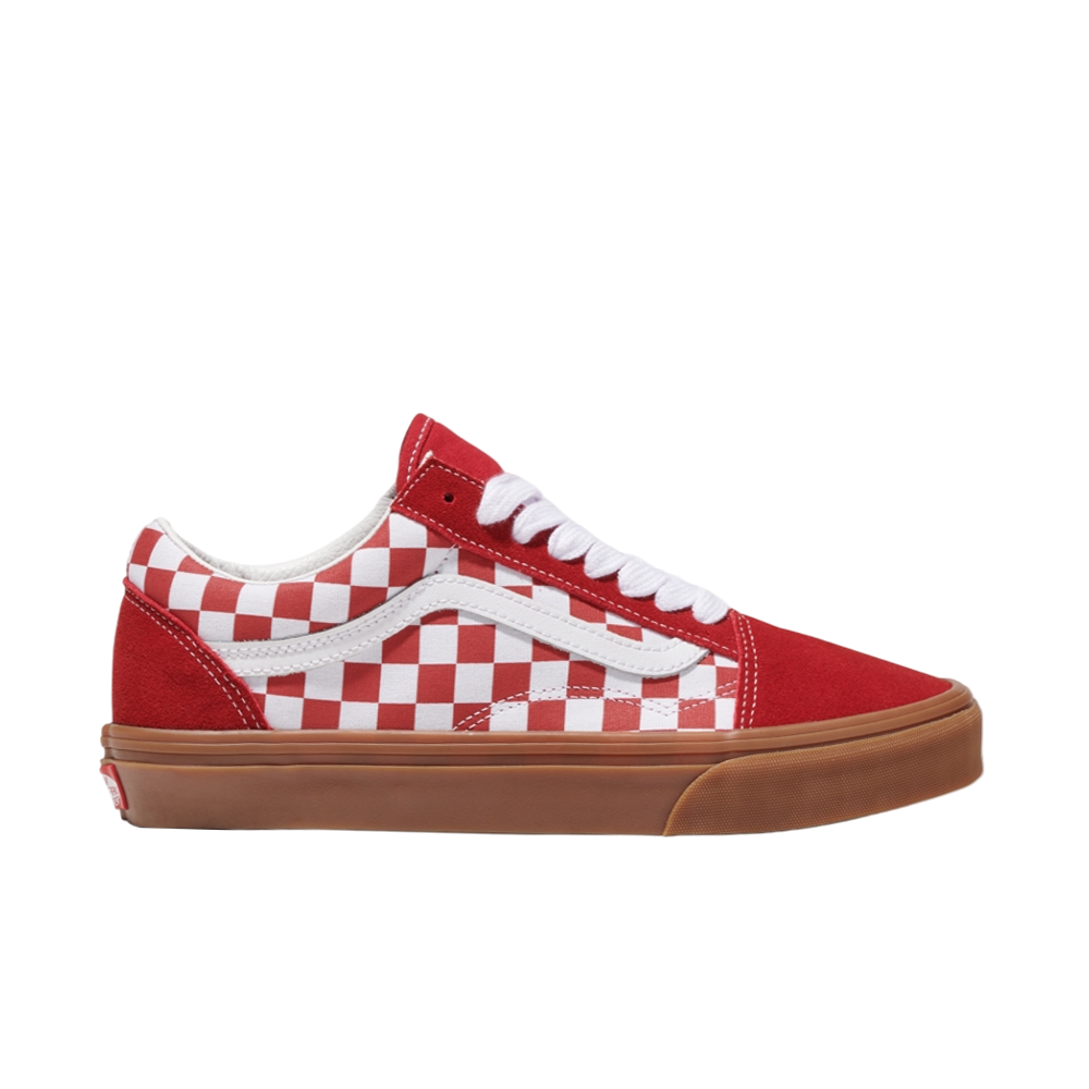 Old Skool 'Fat Lace Checker Red'
