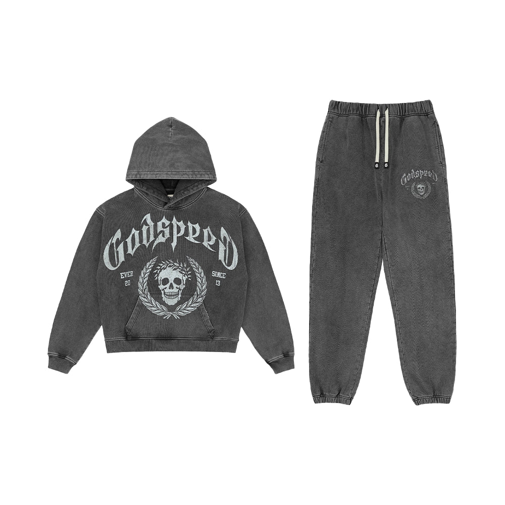 Victor Crest Sweatsuit 'Grey'