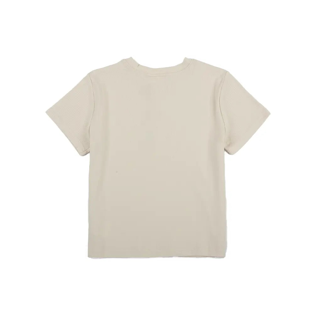 W Made in USA Cropped Top 'Linen'