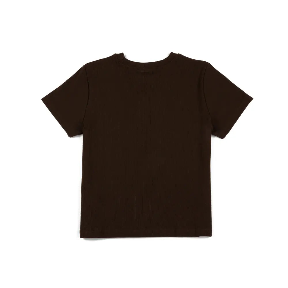 W Made in USA Cropped Top 'Rich Earth'