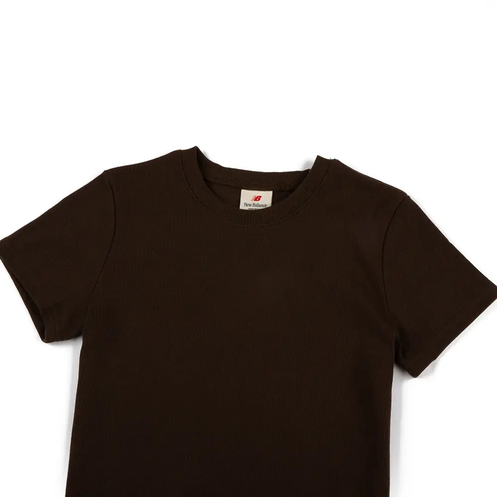 W Made in USA Cropped Top 'Rich Earth'