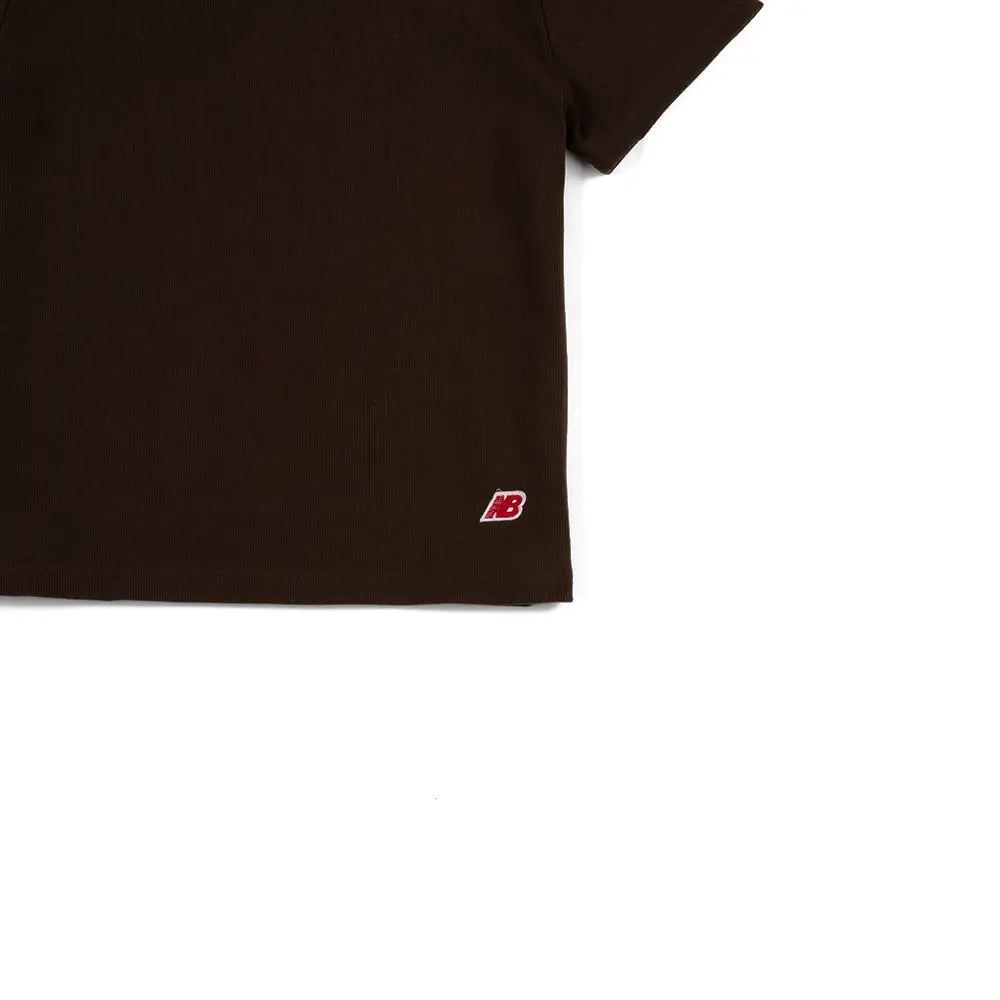 W Made in USA Cropped Top 'Rich Earth'