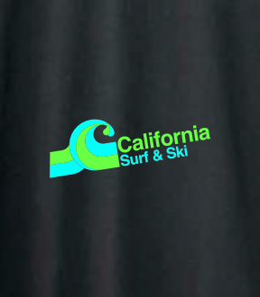 Surf & Ski Tee 'Faded Black'