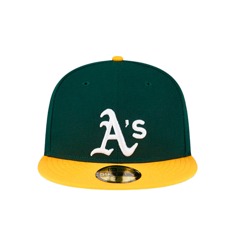 Dark Green Oakland Athletics Team Patch Pride New Era 59FIFTY Fitted 7 7/8  