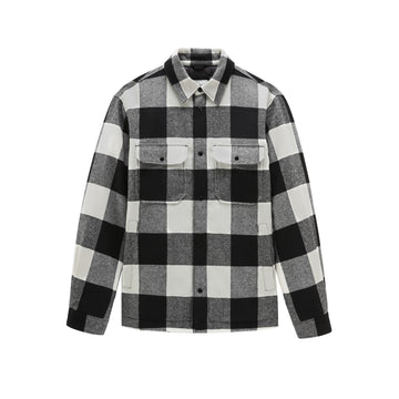 Quilted Alaskan Check Overshirt 'White Buffalo'