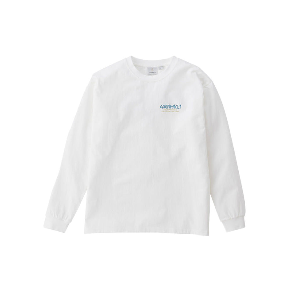 Mountaineering L/S Tee 'White / Blue'