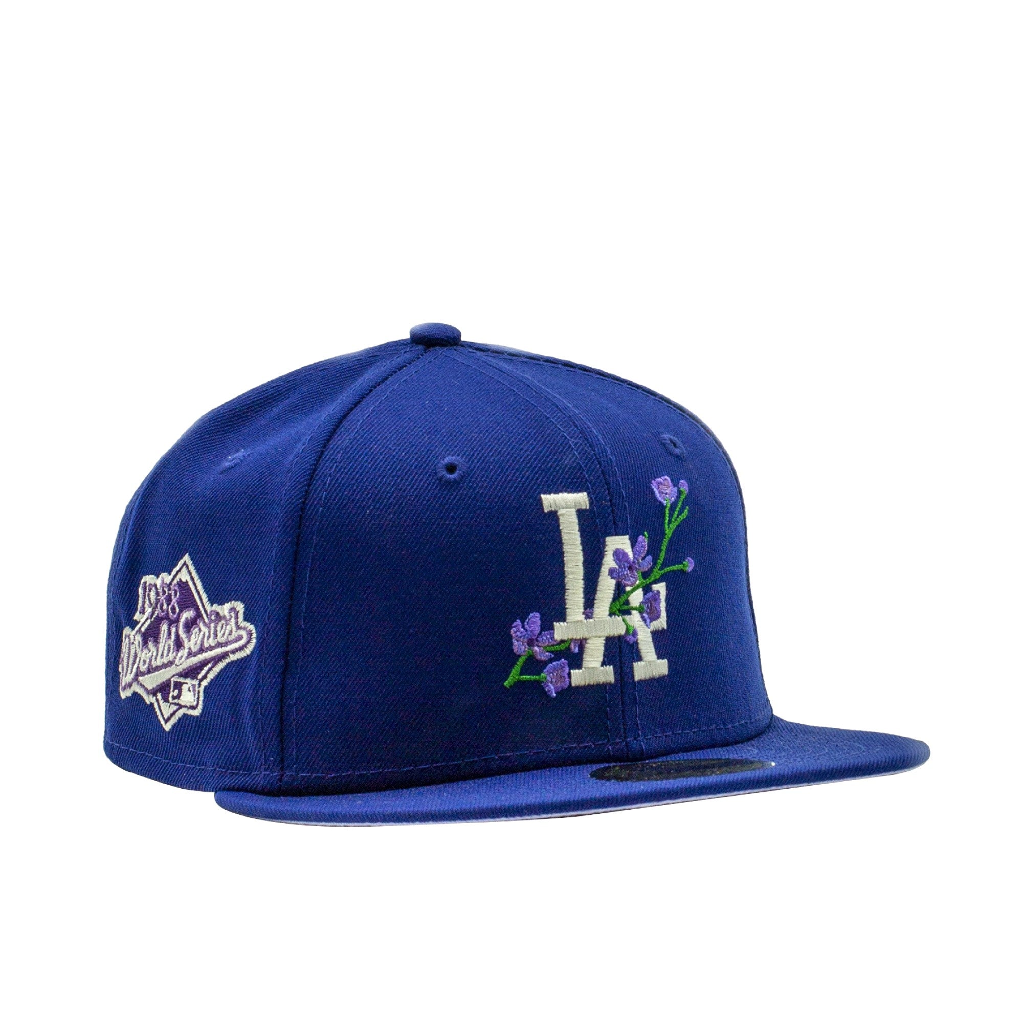 Los Angeles Dodgers Side Patch Bloom 59Fifty Fitted