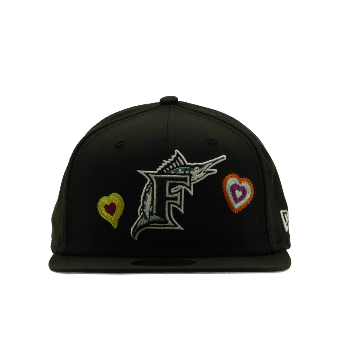 Florida Marlins Chainstitch Heart 59Fifty Fitted
