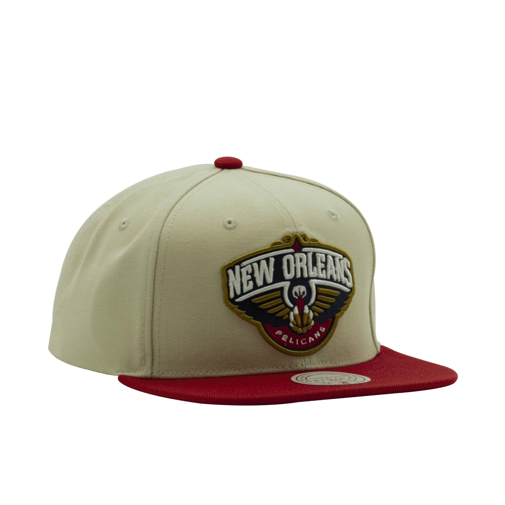New Orleans Pelicans Core Basics Cream / Red Snapback