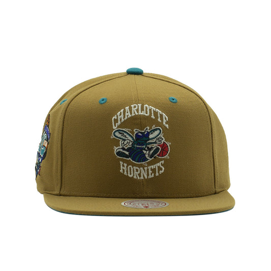 Charlotte Hornets Wheat Snapback
