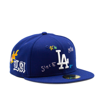 LA Dodgers Scribble Blue 59FIFTY Fitted