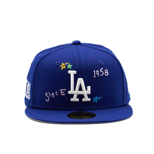 LA Dodgers Scribble Blue 59FIFTY Fitted
