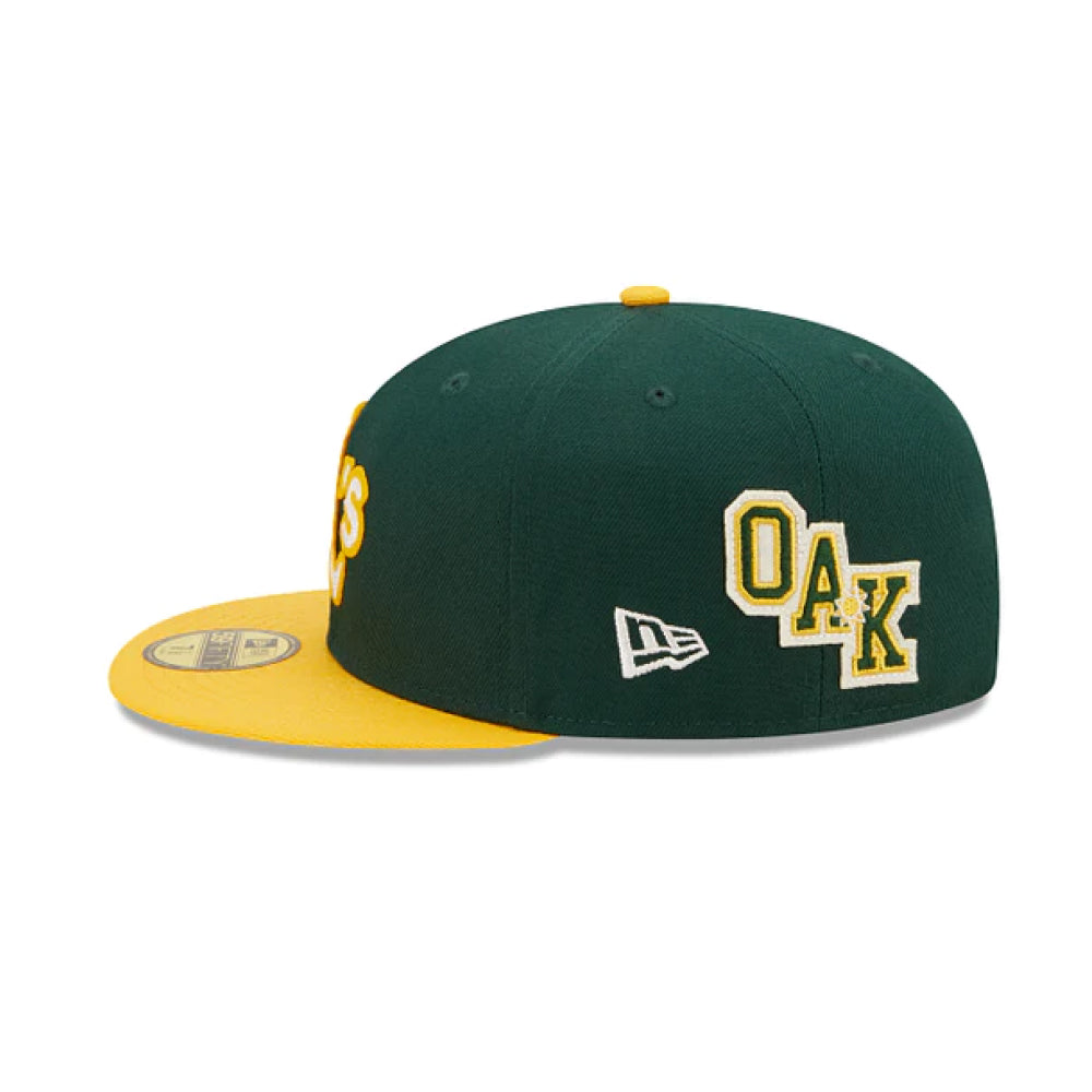 Oakland Athletics Letterman 59 Fifty Fitted