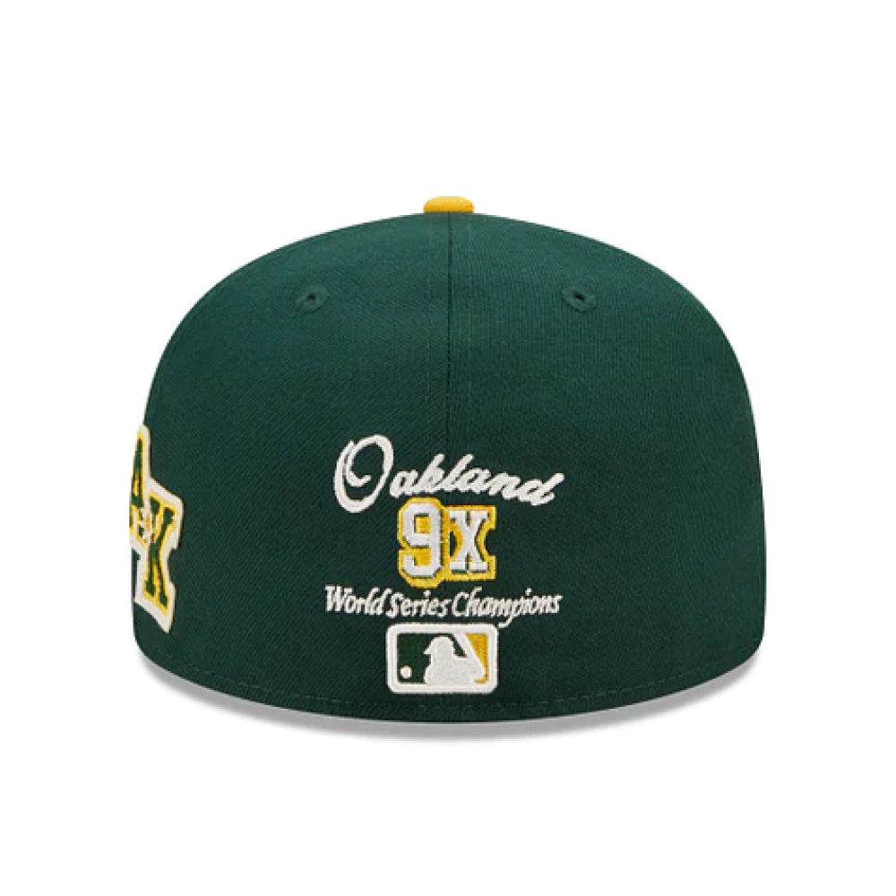Oakland Athletics Letterman 59 Fifty Fitted