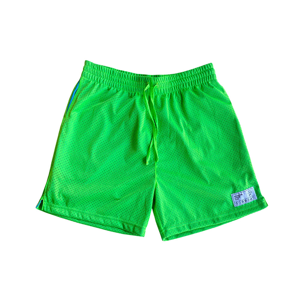 Sport Short 'Neon Green/Turquoise'