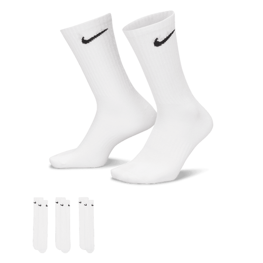 U Everyday Lightweight Training Crew Socks 3-Pack 'White'
