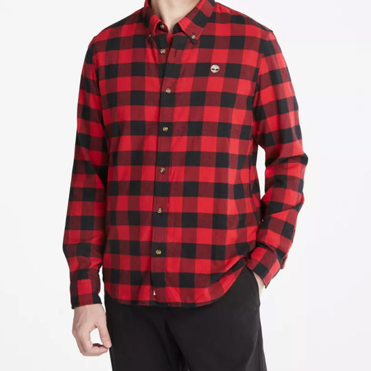 Mascoma River Slim-Fit Long-Sleeve Check Shirt