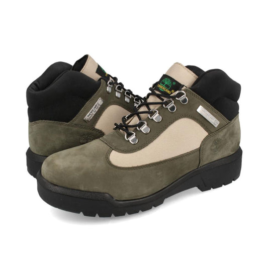 6" Waterproof Field Boots 'Dark Green Nubuck'