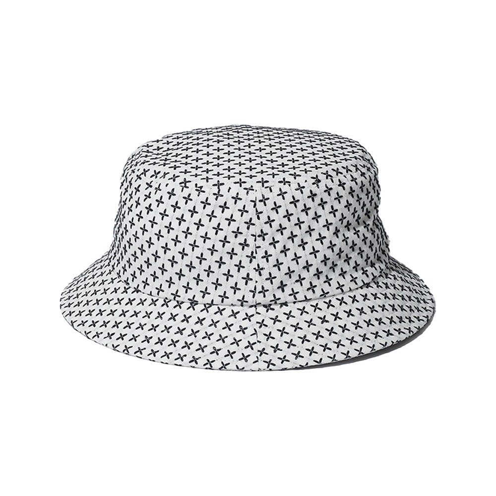Cross Sashiko Bucket Hat